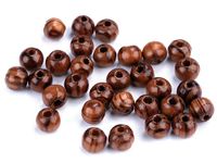 KORALIKI DREWNIANE STRIP RĘKODZIEŁO BIŻUTERIA CIEMNA SOSNA 8MM 30SZT