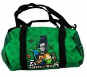 Torba Sportowa Dziecięca Minecraft Podróżna na Basen Zielona Pojemna