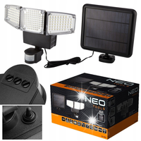 NEO NAŚWIETLACZ LED LAMPA SOLARNA CZUJNIK 3 x 10W