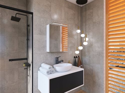 Szafka łazienkowa z lustrem i oświetleniem LED Szafka lustrzana do na Arena.pl