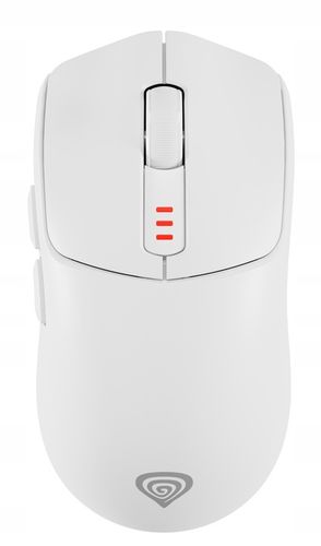 Myszka Gamingowa Genesis ZIRCON 500 Bezprzewodowa Bluetooth 10000 DPI Biała na Arena.pl