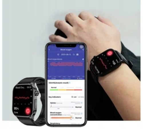 Smartwatch niktrade 73537125 czarny na Arena.pl