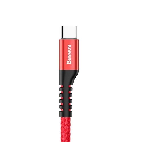 Kabel sprężynowy USB-C Baseus Spring 1m 2A (czerwony) na Arena.pl