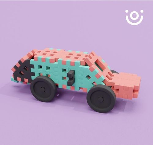 Klocki Mini Waffle Konstruktor EXPERT 71 elementów na Arena.pl