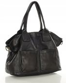 Duża torba SKÓRZANA shopper bag MARCO MAZZINI