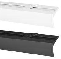 OSŁONA SZYNY SUFITOWEJ ALUMINIOWEJ SLIM BIAŁA/CZARNA 300cm