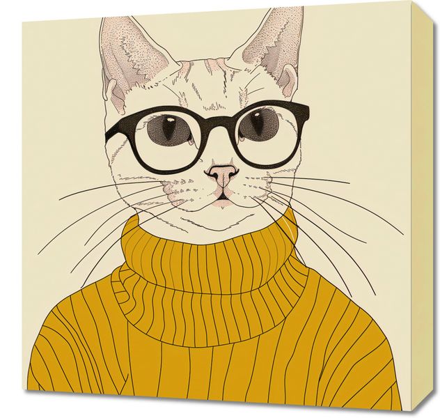 Obraz 50x50cm Intelektualista zdjęcie 1