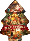 Puzzle świąteczne choinka dla dzieci 454 elementów 8+ Merry Christmas