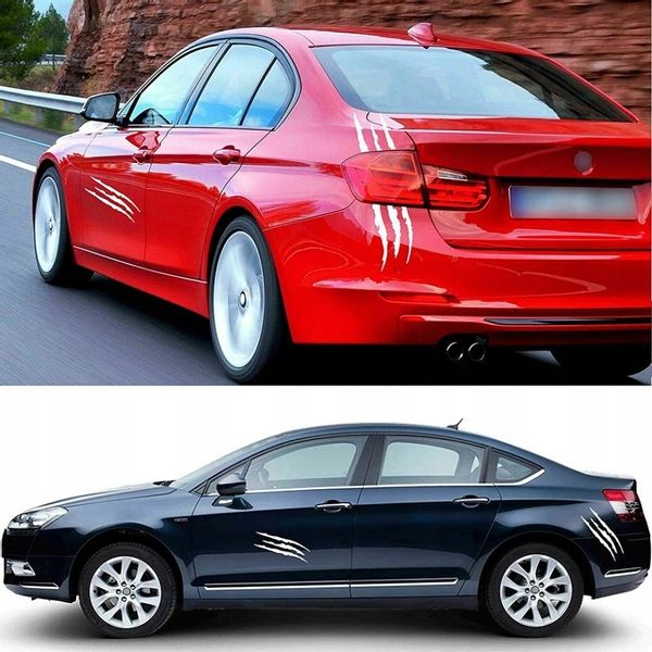 Nalepa biała pazury zadrapanie ślad Bestii scars zdjęcie 4