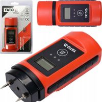 YATO WILGOTNOŚCIOMIERZ MIERNIK WILGOTNOŚCI DO MURÓW DREWNA 0,2-60% YT-73141