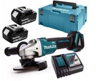 szlifierka kątowa akumulatorowa 125mm 18v 2*5,0ah li-lo makp - m dga506rtj