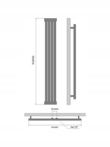 Grzejnik dekoracyjny LOTUS 120x30 QUARTZ 1 na Arena.pl