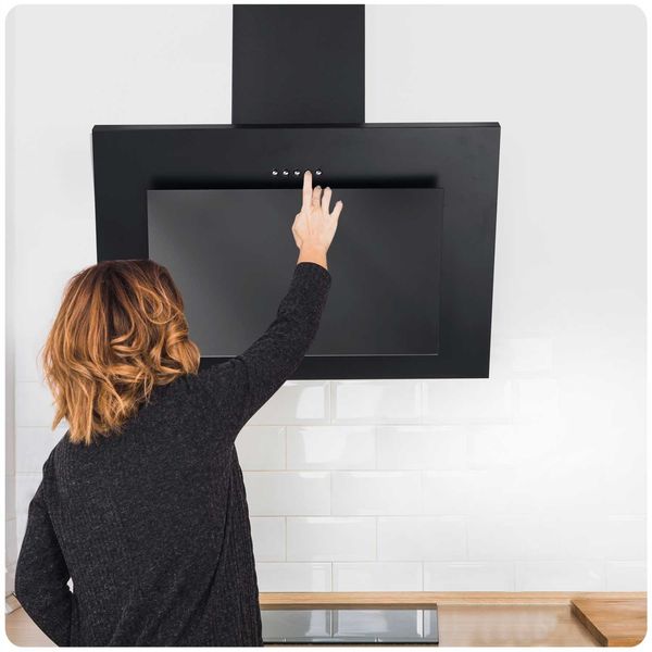 Okap kuchenny kominowy 60 cm Berdsen BT-215 czarny zdjęcie 12