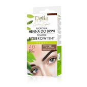 Delia Henna do brwi pudrowa - 4.0 brąz Brown - 4g