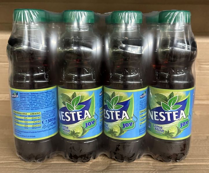 Nestea Ice Tea 0,5l Herbata limonka-mięta - karton zdjęcie 1