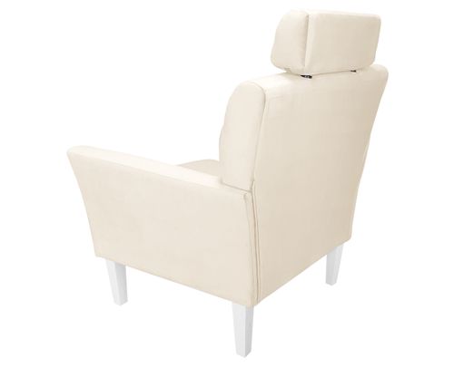 Fotel DENVER nogi białe MG50 na Arena.pl