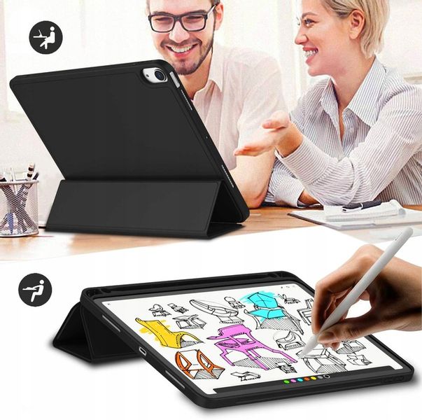 ETUI POKROWIEC CZARNY DO APPLE IPAD AIR 5 10.9'' 2022 A2589 A2591 A2588 zdjęcie 10