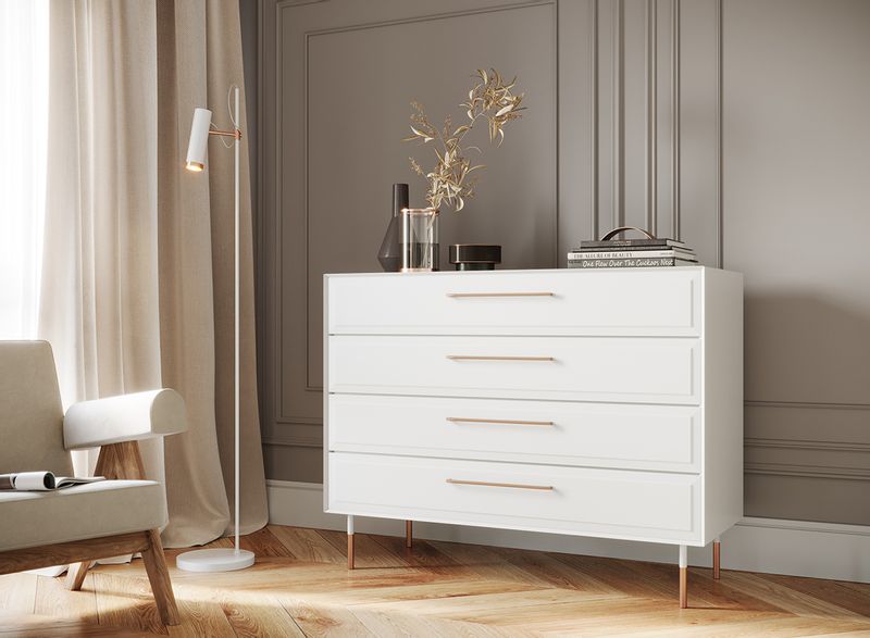 WITRYNA BIAŁA SOSNOWA 195x90 ROSA BIANCA zdjęcie 7