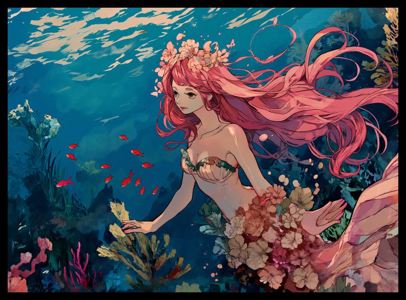 Plakat 55x40cm Nimfa Oceanu zdjęcie 2