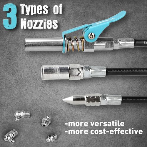 SHALL Pistolet smarowy, chwyt pistoletowy Heavy Duty 7000 PSI na Arena.pl