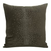 Pluszowa Poszewka Z Cyrkoniami 45X45 Lucille Brąz