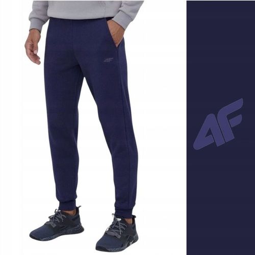 4F spodnie dresowe męskie 4FWSS24TTROM603 granatowe na Arena.pl