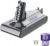 ZESTAW AKUMULATOR 6000 mAh I FILTR DO ODKURZACZA DYSON V10 25,2V
