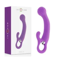 intense nailak silikonowy model wibrujący liliowy 17,5 cm wodoodporny