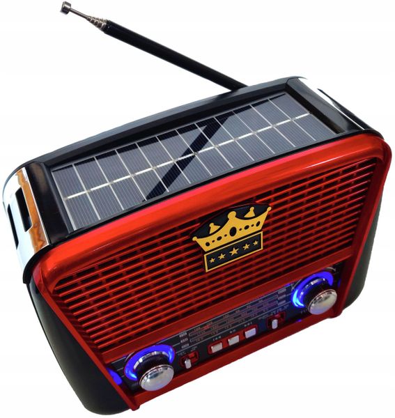 RADIO RETRO PRZAENOŚNE KUCHENNE SOLAR BLUETOOTH AKUMULATOR USB zdjęcie 10