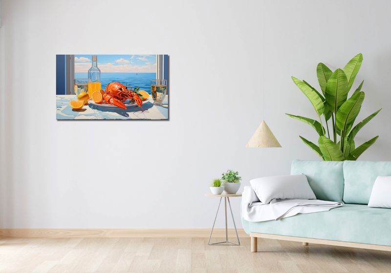 Obraz 90x50cm Homary Nie Do Pary zdjęcie 2