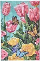Obraz diamentowy TULIPANY malowanie diamentami 40x60cm dekoracja diamentowa