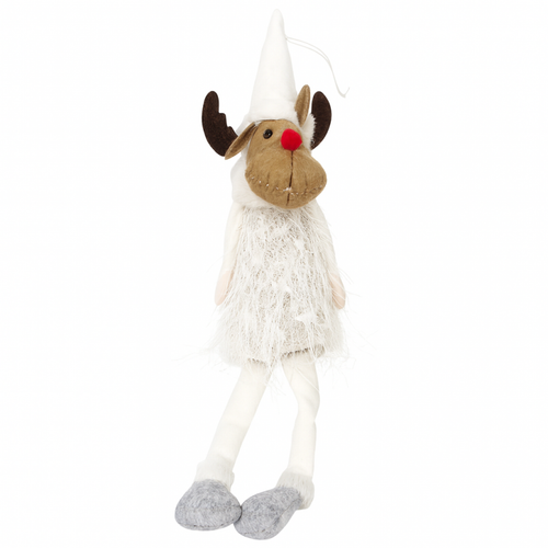 renifer świąteczny boże narodzenie siedzący 37 cm z pluszu rsn01b na Arena.pl