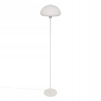 LAMPA PODŁOGOWA BIAŁA METALOWA GRZYBEK STOJĄCA SAVIO 140 X 28 CM E27