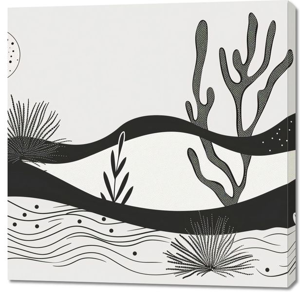 Obraz 100x100cm Ogród przy Nocy zdjęcie 1