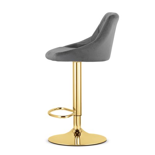 Hoker KAST - aksamit szary / baza złota na Arena.pl