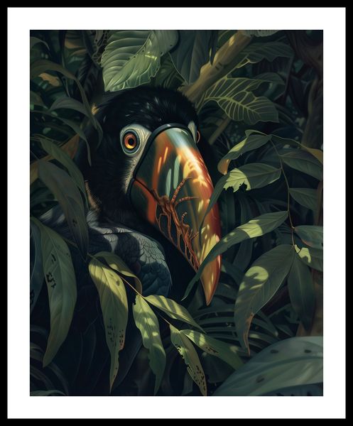 Plakat 40x50cm Skryty Tukan zdjęcie 3