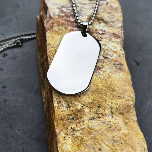 Nieśmiertelnik ze stali z Dedykacją dla Syna Prezent Personalizowany na Arena.pl