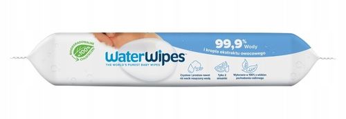 WaterWipes Chusteczki nawilżane BIO 12x60szt 99,9% wody delikatne na Arena.pl