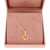 Złoty Komplet chrzest komunia łańcuszek rolo 45 cm + krzyżyk złoto pr. 333