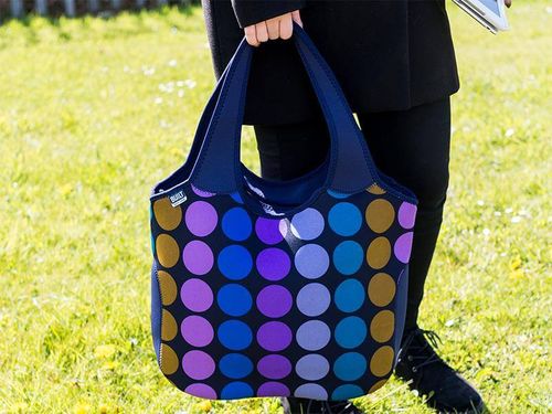 BUILT Essential Tote - Torba miejska (Plum Dot) na Arena.pl