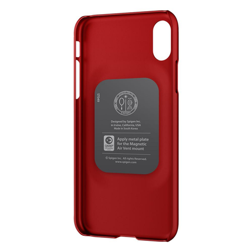 SPIGEN THIN FIT Apple iPhone X - METTALIC RED na Arena.pl