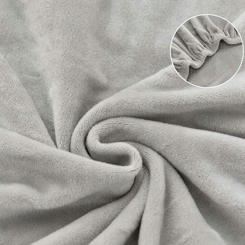 POKROWIEC NA KRZESŁO WELUR UNIWERSALNY POKROWCE NA KRZESŁA WELUROWY GRAFIT na Arena.pl