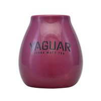 Tykwa Ceramiczna z logo Yaguar (purpurowa) 350 ml