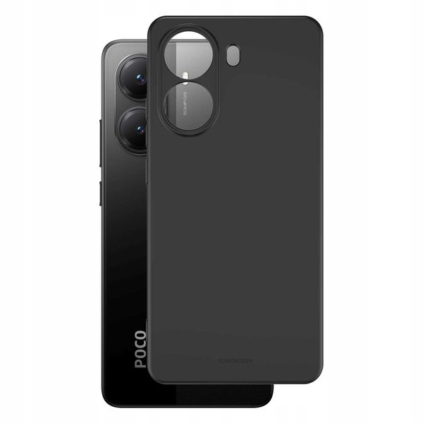 Spacecase Silicone Case 3.0 Poco X7 Pro 5G Black zdjęcie 2