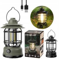 Lampa akumulatorowa MEMFLOW LED 9 W wejście USB, z możliwością postawienia