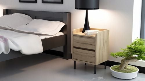 SZAFKA NOCNA N9 KOMODA STOLIK NOCNY CRAFT ZŁOTY na Arena.pl