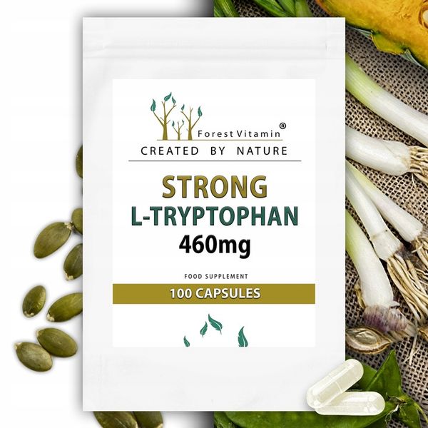 L-TRYPTOFAN 100 kap L-TRYPTOPHAN RELAKS SPOKÓJ SEN zdjęcie 5