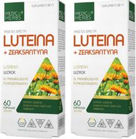 2x MEDICA HERBS Luteina Zeaksantyna WZROK 60K