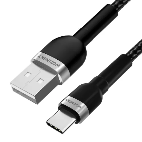 kabel wozinsky wnbac1 usb-a / usb-c 2.4a 1 m - czarny na Arena.pl