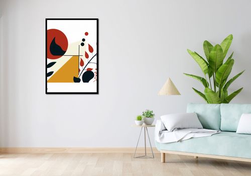 Plakat 70x100cm Ogień i Flora na Arena.pl